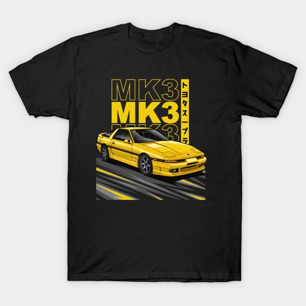 The Legend Supra MK-3 (Yellow Canary) T-Shirt by Jiooji Project